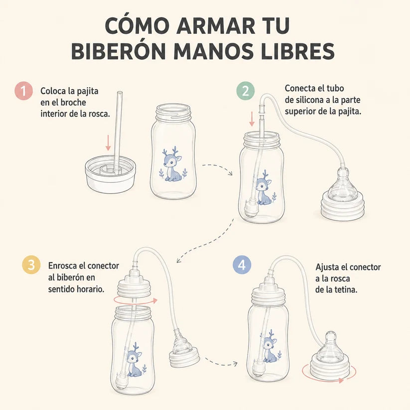 BIBERÓN MANOS LIBRES | BEBESCO™
