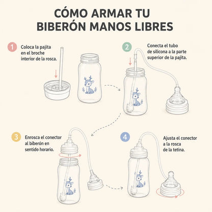 BIBERÓN MANOS LIBRES | BEBESCO™