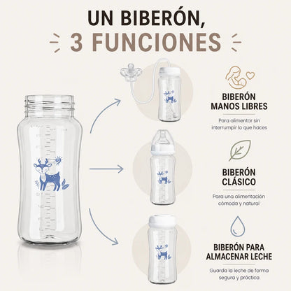 BIBERÓN MANOS LIBRES | BEBESCO™
